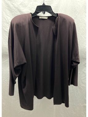 Zoran Dark Brown Light Open Jacket One Size
